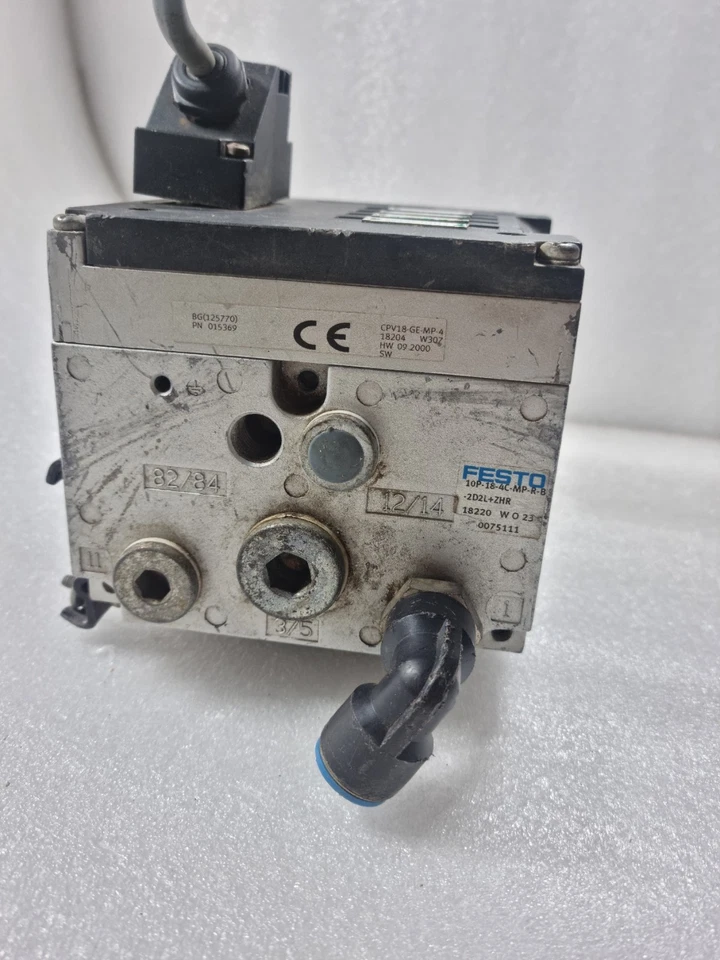Festo Pneumatic Solenoid Valve Manifold CPV Series 24Vdc 10P-18-4C-MP-R-B